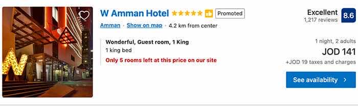 W Amman Hotel