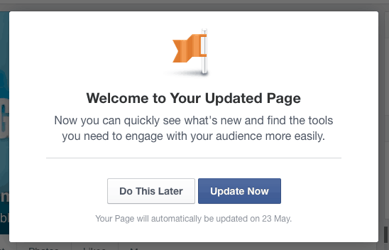 Facebook Launches New 'Page' Layout 2014