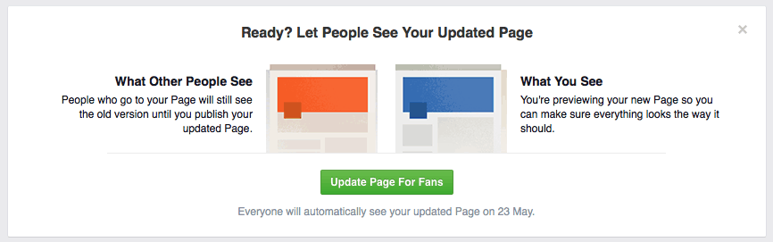 Facebook Launches New 'Page' Layout 2014