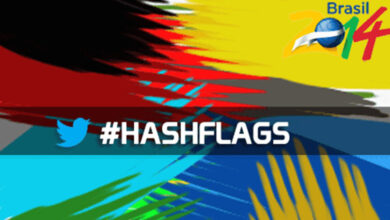 Support your team during World Cup 2014 with Twitter hashflags