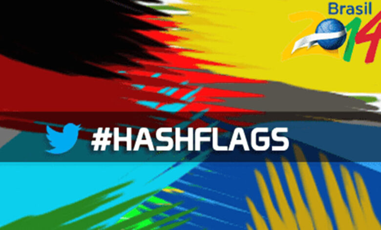 Support your team during World Cup 2014 with Twitter hashflags