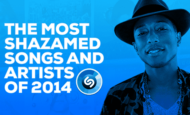 shazam 2014, shazam reports, shazam top charts