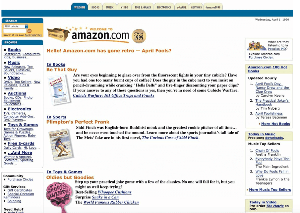 April's Fool, Amazon