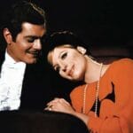 Omar Sharif with Barbra Streisand in Funny Girl, 1968