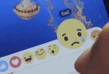 dislike button, Facebook reactions, reactions emojis, digital boom