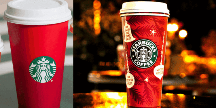starbucks christmas, plain red cups, digital boom, starbucks plain red cups, social media frenzy