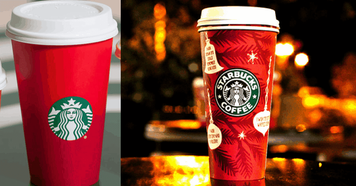 starbucks christmas, plain red cups, digital boom, starbucks plain red cups, social media frenzy
