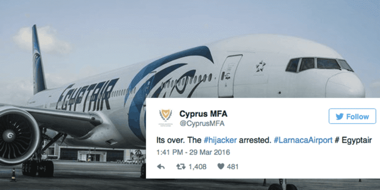 EgyptAir hijacker