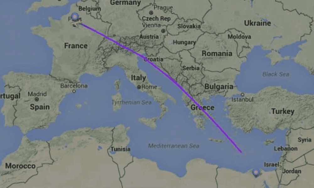 Egyptair missing plane from Paris to Cairo