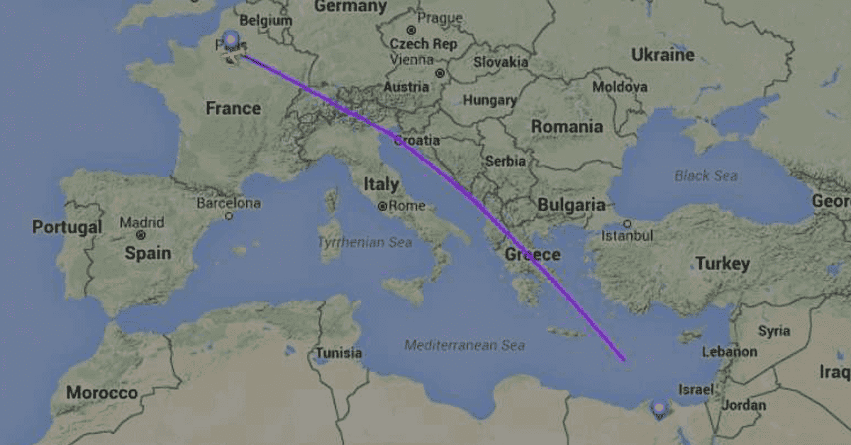 Egyptair missing plane from Paris to Cairo