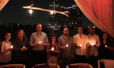 Freedom Candles Glow for Nazanin