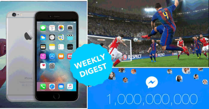 Weekly Digest: iPhone, fb Messenger hit 1B, Twitter wins top live streaming deals, more