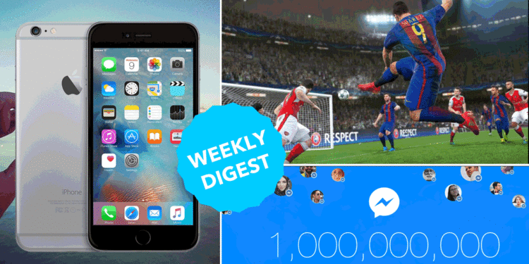 Weekly Digest: iPhone, fb Messenger hit 1B, Twitter wins top live streaming deals, more