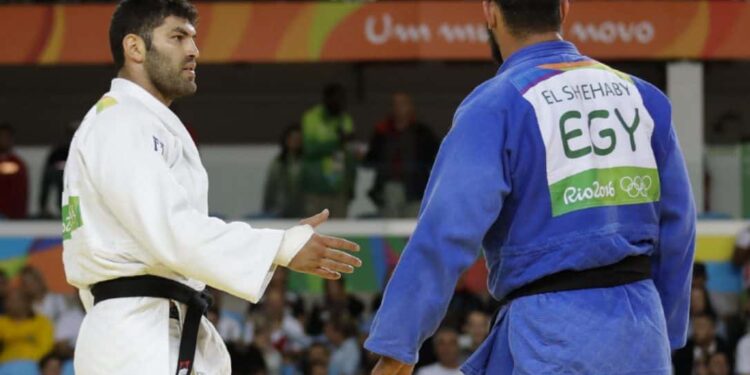 judo, egypt, israel, shake hands