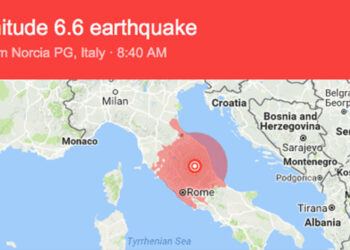 Quake measuring 6.6 magnitude strikes central Italy