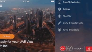 UAE visa via mobile
