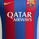 qatar airways, fc barcelona, sponsorship logo