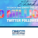 Nile FM, 2 million followers on twitter, Egypt, MENa region, most followed