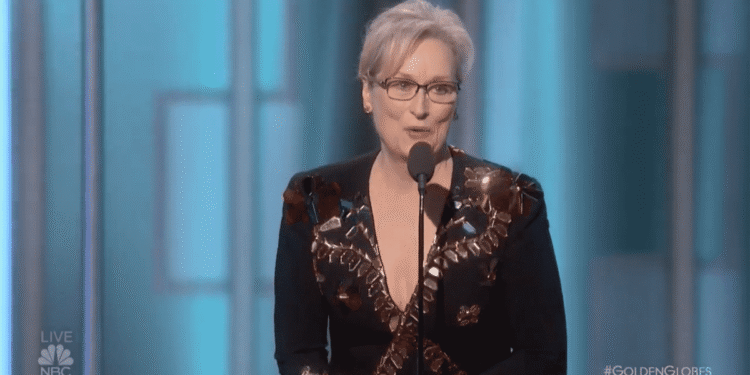 Meryl Streep, Meryl Streep fires up Golden Globes with anti-Trump message