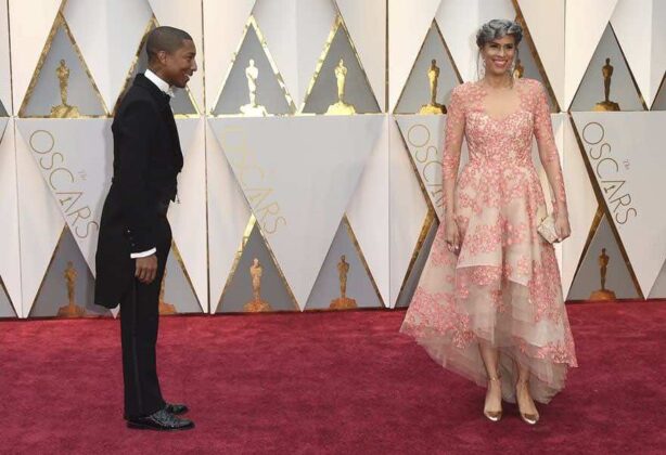 Pharrell Williams and Mimi Valdes