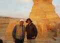 Will Smith taking photos with Egyptians in the Pyramids area