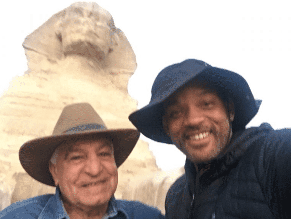 Will Smith with Dr. Zahi Hawass, Egypt, Pyramids
