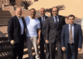 Will Smith with the minister of tourism, Egypt