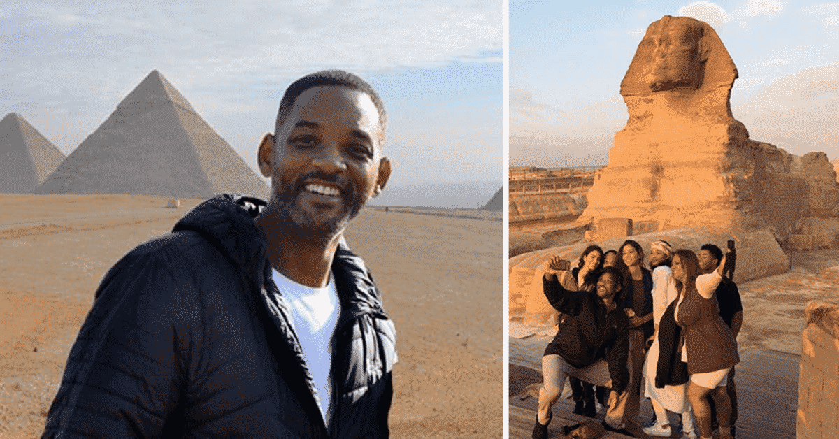 will smith in Egypt, will smith in Cairo, Will Smith in Giza, Will Smith visits Egypt
