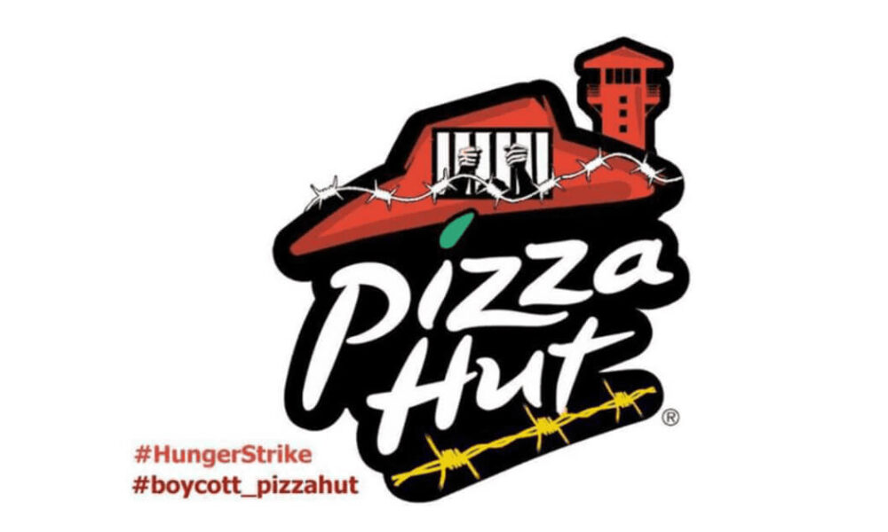 Pizza Hut under fire for mocking Palestinian hunger strike