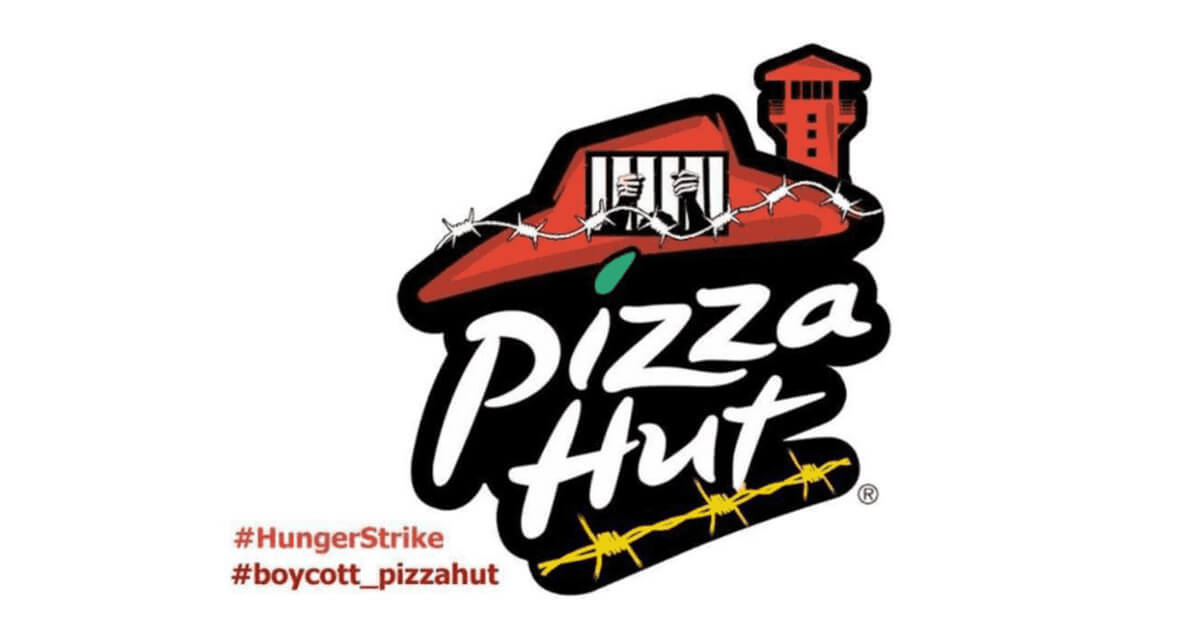 Pizza Hut under fire for mocking Palestinian hunger strike