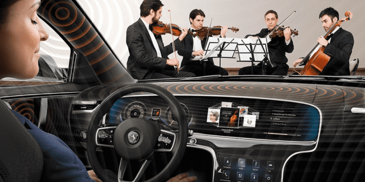 Acts like a violin: Continental presents innovative car audio technology
