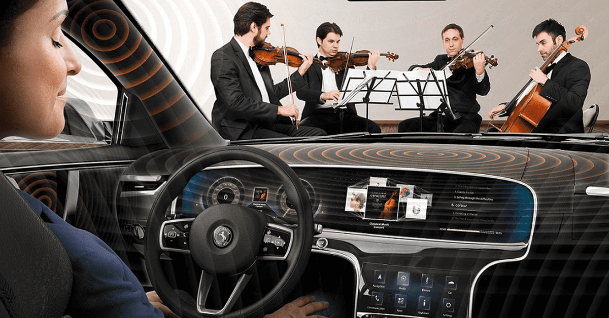 Acts like a violin: Continental presents innovative car audio technology
