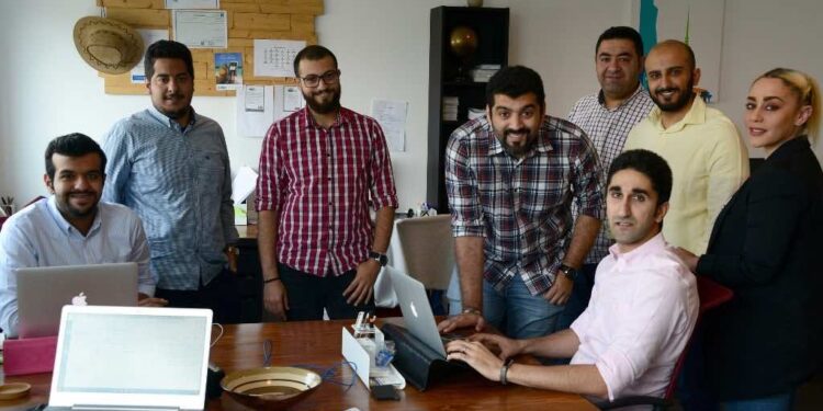 Kuwait's startup Ajar Online team