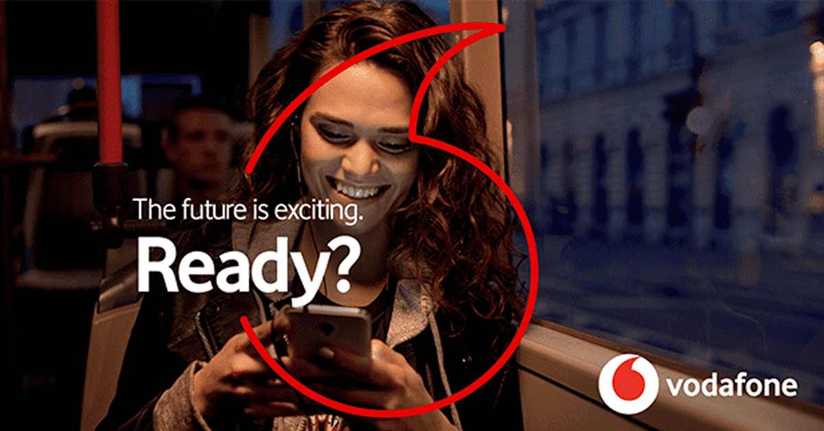 Vodafone New Brand Identity, the future is exciting, ready?, Vodafone Unveils New Brand Positioning As It Moves On From 'Power To You'