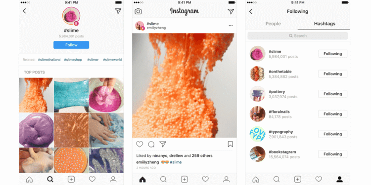 Instagram Launches the Ability to Follow Hashtags