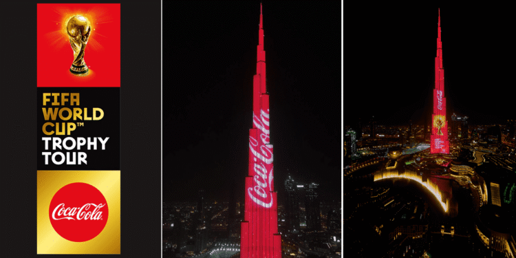 The FIFA World Cup Trophy Tour by Coca-Cola Touches Down in Dubai