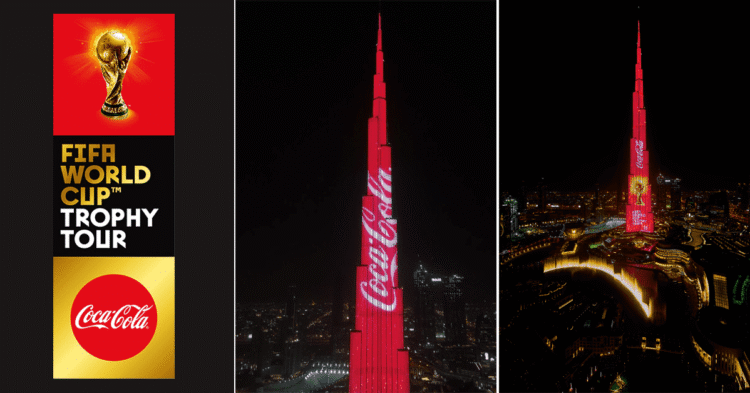 The FIFA World Cup Trophy Tour by Coca-Cola Touches Down in Dubai