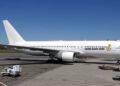 Ghana national football team's airplane branding