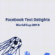 Facebook Activates Text Delight Animations For World Cup 2018, Full List