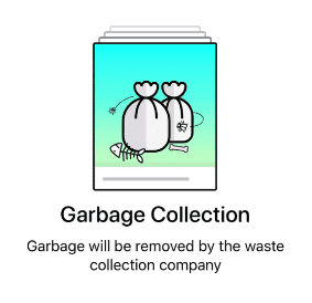 Dawar App garbage collection step
