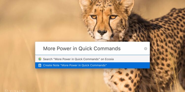 Vivaldi browser releases version 2.1 with improved Quick Commands