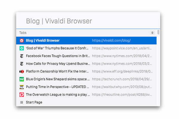 Vivaldi browser releases version 2.1 with improved Quick Commands