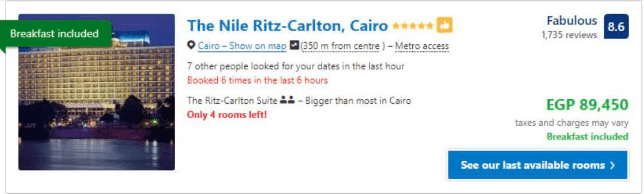 The Nile Carlton Hotel Cairo, new year's eve