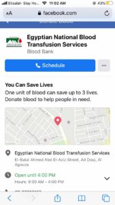 Egypt’s health ministry launches blood donation campaign in cooperation with Facebook