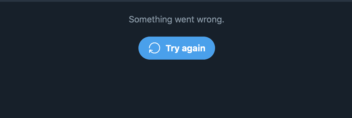 Twitter is down