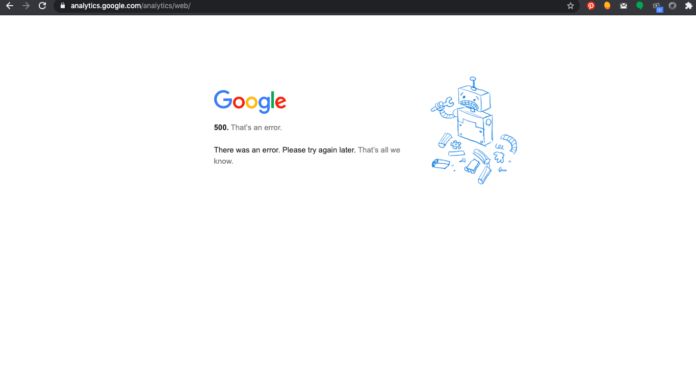 We have previously reported that Google WorkSpace, Youtube, Google Adsense and some of Google Search features are also down.