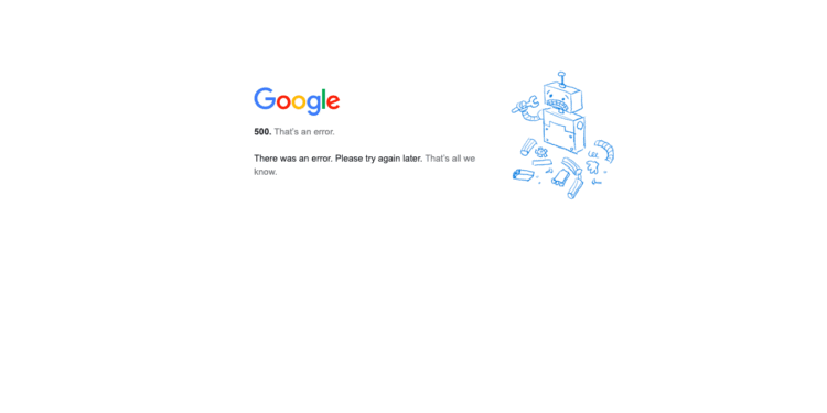 We have previously reported that Google WorkSpace, Youtube, Google Adsense and some of Google Search features are also down.