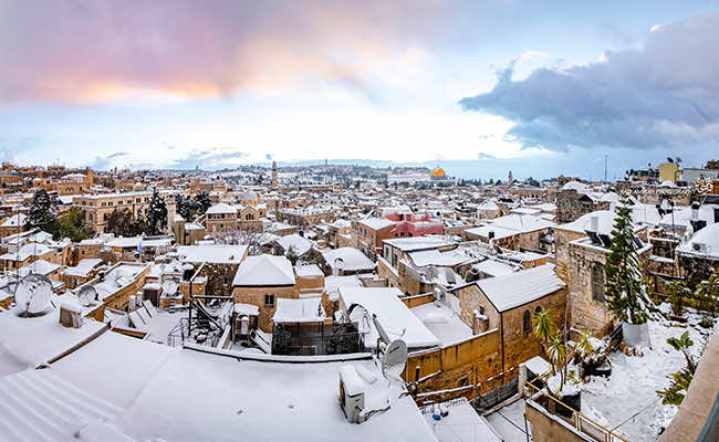 Regan Hablar seré fuerte Amman turns white as snow storm hits – Digital Boom