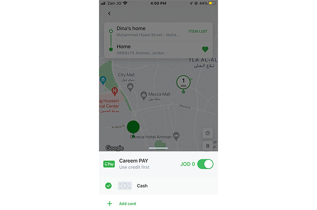 Step-by-step guide on how to Book Careem Box in Jordan
