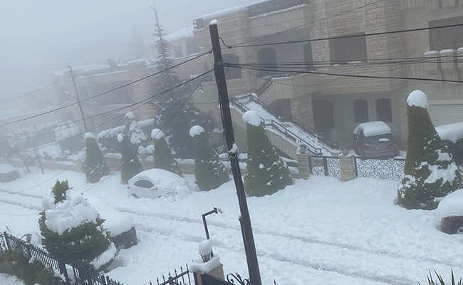 Regan Hablar seré fuerte Amman turns white as snow storm hits – Digital Boom